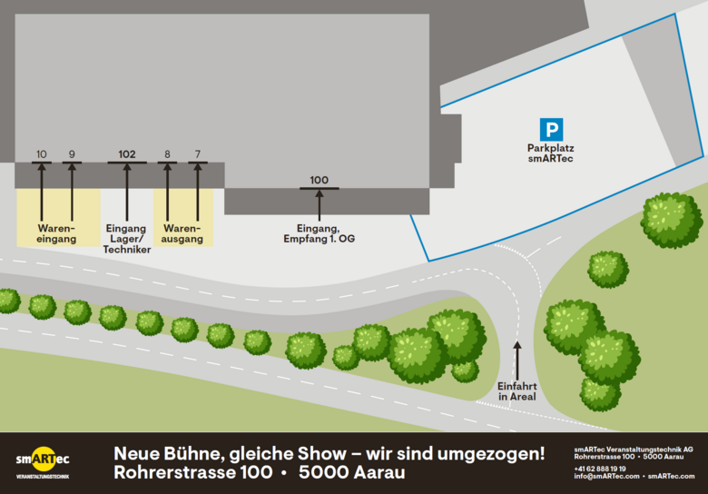smARTec Logistik Center Situationsplan