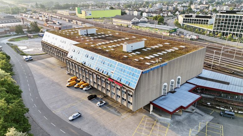 Drohnenaufnahme smARTec Logistik Center